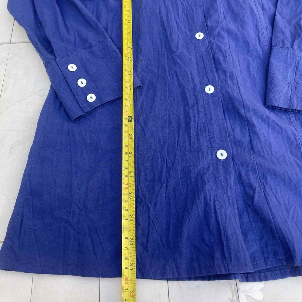Tommy Bahama Royal Blue Button-Down Shirt - Picture 6 of 7